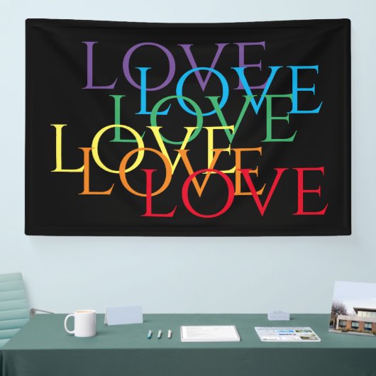 RAINBOW LIEBE II 4x6 Banner (Messe)