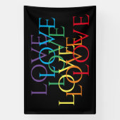 RAINBOW LIEBE II 4x6 Banner (Vertikal)