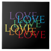 RAINBOW LIEBE II 6" Platz Keramik Tile Fliese (Vorderseite)