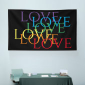 RAINBOW LIEBE II Banner 6'x10 (Messe)