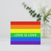 Rainbow Liebe ist Liebe Gay Pride LGBTQ Beautiful (Stehend Vorderseite)