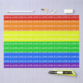 Rainbow Liebe ist Liebe Gay Pride LGBTQ Beautiful Seidenpapier (Handwerk)