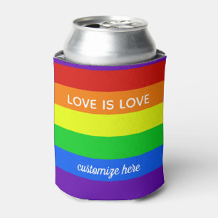 Rainbow Liebe ist Liebe Gay Pride Parade Benutzerd Dosenkühler