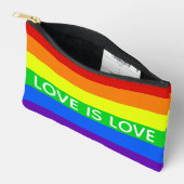 Rainbow Liebe ist Liebe Gay Pride Zubehörtasche (Offen)