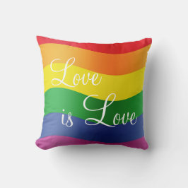 Rainbow Liebe ist Liebe Keuchkissen Kissen