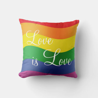 Rainbow Liebe ist Liebe Keuchkissen Kissen
