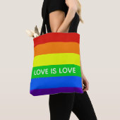 Rainbow-Liebe ist Liebe Tasche (Von Nahem)