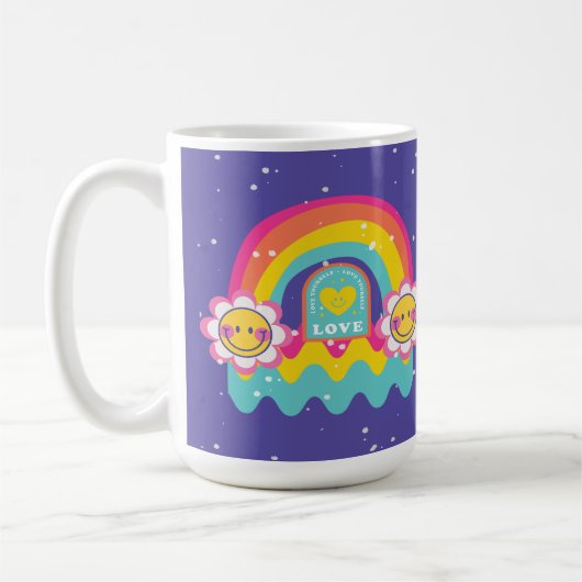 Rainbow-Liebe Kaffeetasse (Links)