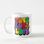 Rainbow-Liebe Kaffeetasse (Links)
