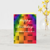 Rainbow Liebe_ Karte (Gelbe Blume)