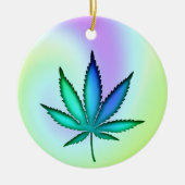 Rainbow-Liebe Keramik Ornament (Vorne)