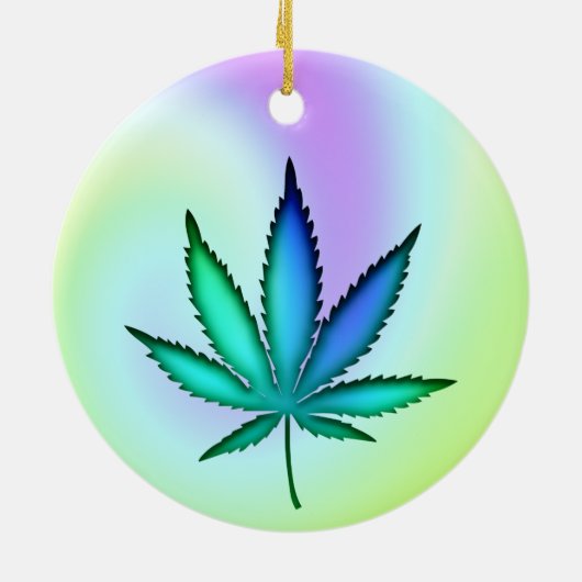 Rainbow-Liebe Keramik Ornament (Hinten)