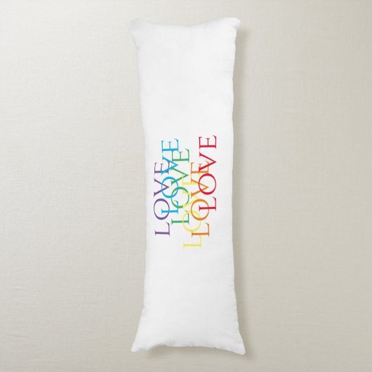 RAINBOW LIEBE Kissen (Vorderseite Vertikal)