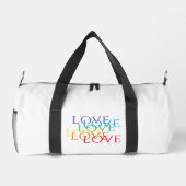 RAINBOW LIEBE Kleine Duffel Tasche (Rückseite)