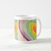 Rainbow Liebe Kunst Tasse Cup (VorderseiteRechts)