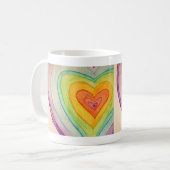 Rainbow Liebe Kunst Tasse Cup (Vorderseite Links)