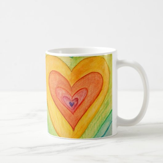 Rainbow Liebe Kunst Tasse Cup (Rechts)