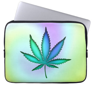 Rainbow Liebe Leaf Laptopschutzhülle