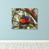 Rainbow-Liebe Leinwanddruck (Insitu (Holzboden))