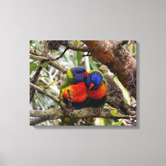 Rainbow-Liebe Leinwanddruck (Vorderseite)