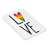 Rainbow-Liebe Magnet (Rechte Seite)