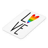 Rainbow-Liebe Magnet (Linke Seite)