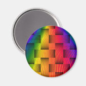 Rainbow Liebe_ Magnet (Vorderseite/Rückseite)