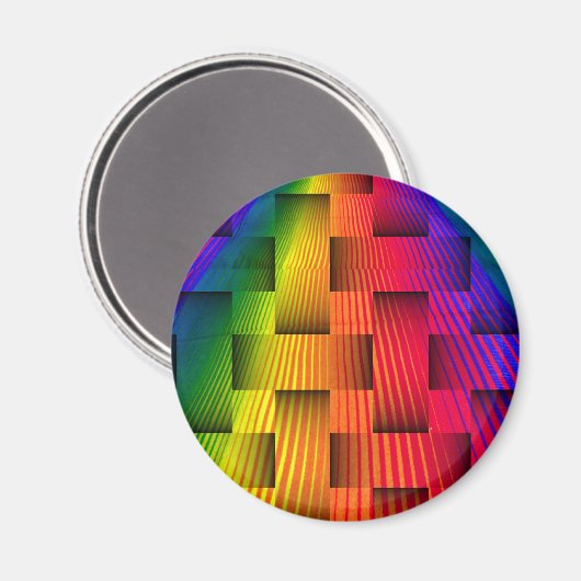 Rainbow Liebe_ Magnet (Vorderseite/Rückseite)