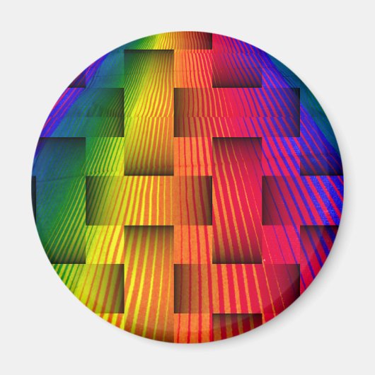 Rainbow Liebe_ Magnet (Vorne)