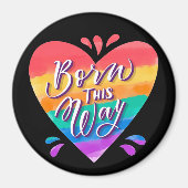 Rainbow Liebe Magnet (Vorne)