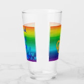 Rainbow Liebe Man Glas (Links)