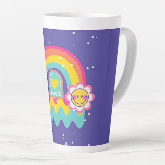 Rainbow-Liebe Milchtasse (Rechte Ecke)
