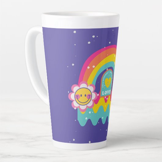 Rainbow-Liebe Milchtasse (Linke Ecke)