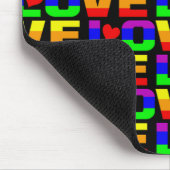 Rainbow-Liebe Mousepad (Ecke)