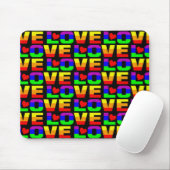 Rainbow-Liebe Mousepad (Mit Mouse)