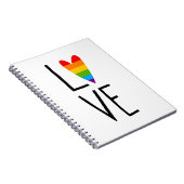 Rainbow-Liebe Notizblock (Rechte Seite)