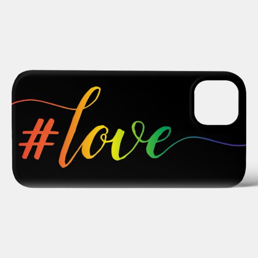 Rainbow LIEBE Otterbox Case (Rückseite (Horizontal))