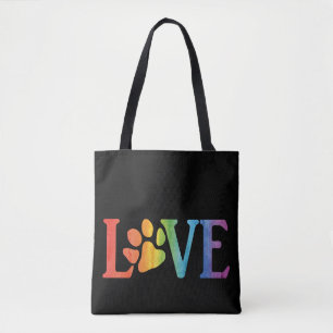 Rainbow Liebe Paw Tasche