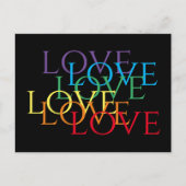 RAINBOW-LIEBE Postkarte II (Vorderseite)