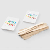 RAINBOW LIEBE Rechteck Hand Fan Fächer (Non-assembled)