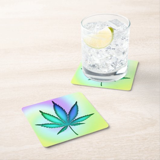 Rainbow-Liebe Rechteckiger Pappuntersetzer (Vor Ort)