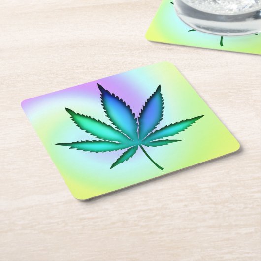 Rainbow-Liebe Rechteckiger Pappuntersetzer (angewinkelt)