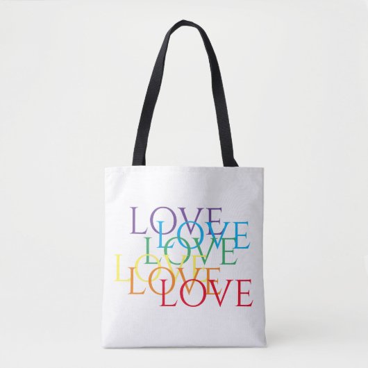 RAINBOW LIEBE Schultertasche Tasche (Vorderseite)