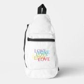 RAINBOW LIEBE Sling Bag (Vorderseite)