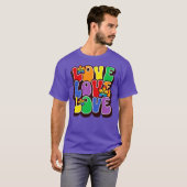 Rainbow-Liebe T-Shirt (Vorne ganz)