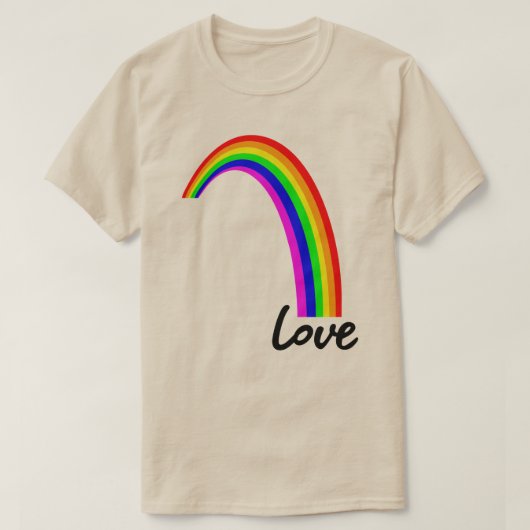 RAINBOW-LIEBE T-Shirt (Design vorne)