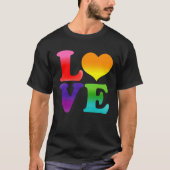 Rainbow-Liebe T-Shirt (Vorderseite)