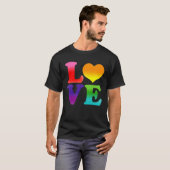 Rainbow-Liebe T-Shirt (Vorne ganz)