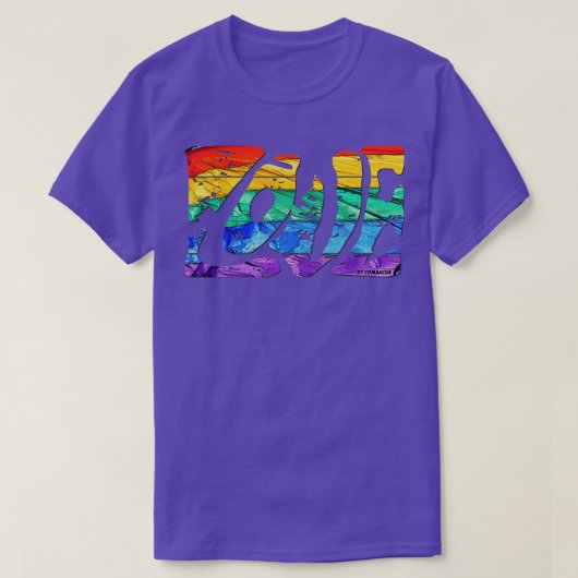 Rainbow-Liebe T-Shirt (Design vorne)
