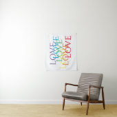 RAINBOW LIEBE Tapestry Wandteppich (Beispiel)